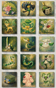 Collection YQ en gros : Aimants de réfrigérateur 3D gaufrés à texture papier, thème Pokémon, Fan Art, pour jeux de collection, Premium, mignons - Product Image 5