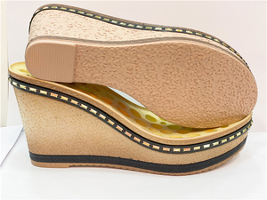 Simple <span class=keywords><strong>madera</strong></span> popular tacones suela <span class=keywords><strong>de</strong></span> calzado, tacones y suelas para damas - Product Image 3