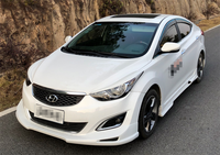 Kit carrosserie pour Hyundai Elantra 2013-2016 : Lame avant style A, pare-chocs, lame arrière, jupes latérales SDB