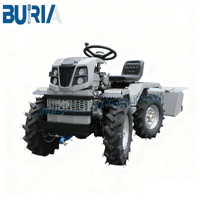 Prix de gros 18 HP 4WD tracteur compact Agriculture Mini Garden Labour Rotary Tiller Gear Drive Mower Farm Garden Tilling