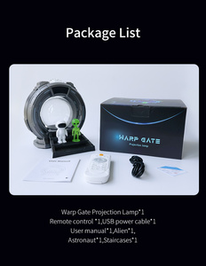 Réveil à bruit blanc avec affichage numérique de l'heure, projection LED de boule de plasma aurore à changement de couleur, contrôle manuel/télécommande, taille moyenne - Product Image 5