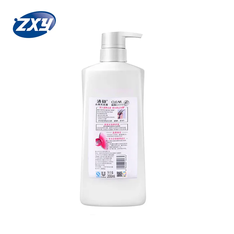 Customized Waterproof Bottle Shampoo label sticker with self adhesive