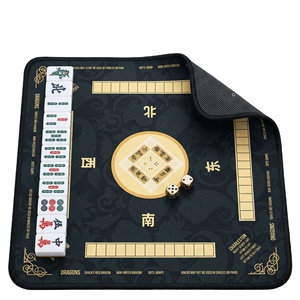 Tapis de mahjong épais personnalisé avec logo, série Platinum, antidérapant, insonorisant, imperméable, vente en gros - Product Image 1