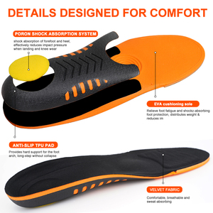 S-king thể thao vòm giày massage chèn plantar Fasciitis chỉnh hình đế cho giày - Product Image 2