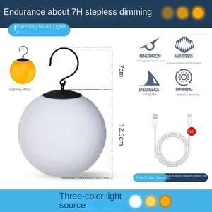 Rechargeable Modern Portable LED Camping Lamp Outdoor Tabletop Lamp Dimmable Night Light Suitable <b>Tents</b>/<b>gardens</b>/hiking IP55 - Product Image 6
