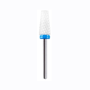 6.6mm Larger Tapered Barrel White Ceramic Nail <b>Drill</b> <b>Bit</b> Manicure Tool Electric Rotary Nail <b>Drill</b> Accessories Salon - Product Image 2
