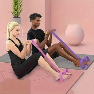 Macchina per <span class=keywords><strong>Esercizi</strong></span> con Braccio Tenditore a Quattro Tubi Regolabile, Pedale per Gambe e <span class=keywords><strong>Addominali</strong></span>, Banda di Resistenza VIGFIT, Resistente e ad Alta Efficacia - Product Image 2