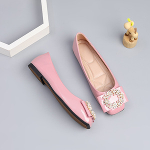 <span class=keywords><strong>Ballerine</strong></span> da Donna Estive/Autunnali con <span class=keywords><strong>Punta</strong></span> Affusolata in Pelle Verniciata e Strass, Slip-On Casual Eleganti con Suola Morbida in PU Anti-Odore - Product Image 2