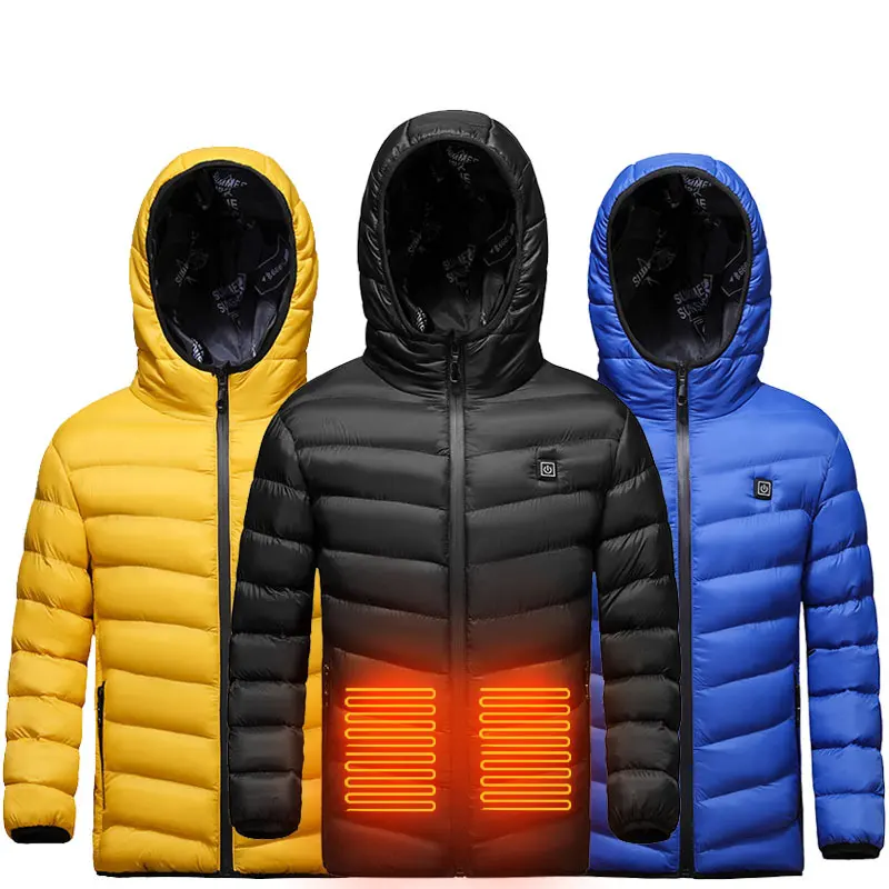 Hot Koop Winter Thermische Kleding Verstelbare Usb Infrarood Verwarmde Jas Voor Kinderen Waterdichte Wandelen Jas