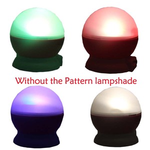 Lâmpadas de led 360 graus rotativas, romântica, 4 lâmpadas led, 9 luzes coloridas, cosmos, estrela, céu, luz noturna, projetor com usb cabo - Product Image 4