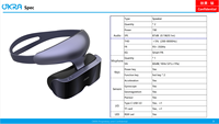 Casque VR médical 4K, micro-OLED de 0,72 pouce, contraste 500000:1, corps fin et léger, champ de vision de 55 degrés, visionnement de précision