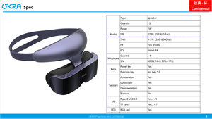 Casque <span class=keywords><strong>VR</strong></span> médical Mglass1s de 0,72 pouce, offrant un corps fin, une vision inégalée et une expérience cinématographique de niveau 4K - Product Image 6