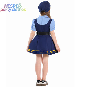 Costumes d'Halloween HESPER pour filles, robes de cosplay, robe à manches courtes de policière, jeu de rôle - Product Image 2
