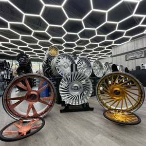 Led Hexagon Garage Lighting 6500K DIY Linkable Colorful Honeycomb Led Light para Taller/tienda de detalles de automóviles - Product Image 1