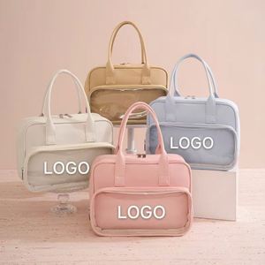 Storage for Fashion Hand in Hand to Hold Waterproof and Dustproof Customizable Women's <b>Makeup</b> Bag - Product Image 1
