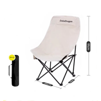 Ensemble table et chaises pliantes portables pour l'extérieur avec dossier haut Chaise lune Chaise de jardin en métal-Design moderne pour le camping et le pique-nique