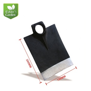 Houe de culture de pommes de terre noire mate 2LB <span class=keywords><strong>outil</strong></span> de jardin forgé carré H304 houe agricole en métal - Product Image 3