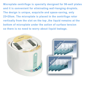 WEIAI prix bon marché 2500 tr/min microcentrifugeuse de microplaque médicale 384 <span class=keywords><strong>96</strong></span> <span class=keywords><strong>puits</strong></span> pcr <span class=keywords><strong>plaque</strong></span> <span class=keywords><strong>centrifugeuse</strong></span> de laboratoire - Product Image 4