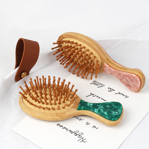 Nuova Spazzola per Capelli in Acetato Jinhe, Pettine Antistatico in Bambù e Legno, Piccolo Pettine Portatile, Bestseller Transfrontaliero - Product Image 3