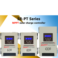 80A MPPT Solar-Laderegler 12V 24V 36V 48V Auto LCD-Display USB 5V 2A für Solarpanel-System CE
