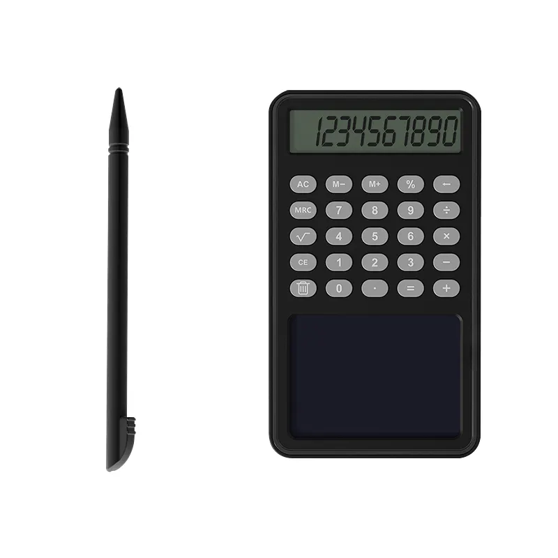 Nouvelle calculatrice de bureau 12 chiffres avec tablette d'écriture avec bloc-notes calculatrice de ressources d'enseignement pour lycée
