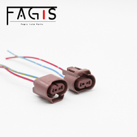 Soket 9006 Plastik Penyangga Bohlam Lampu Depan Halogen yang Laris Terjual