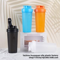 Gourde de sport shaker pour mélange de protéines et milkshakes, écologique, à boire directement, pour usage extérieur, en plastique, idéale comme cadeau