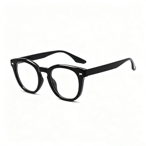 SM23051 Retro Runde Blaulichtfilter-<span class=keywords><strong>Brille</strong></span> Unisex PC-Rahmen Harz-Gläser 6 Farben Individuell Anpassbar - Product Image 5