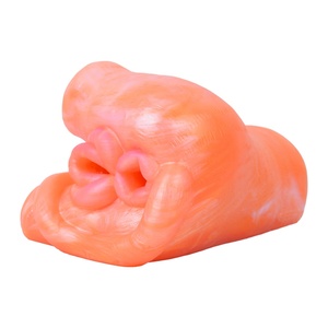 Masturbador Masculino GEEBA con Forma de Vagina de Gato Naranja, Masajeador de Próstata, Copa de Masturbación Vibrante Suave y Firme, Juguetes Sexuales Masculinos al por Mayor - Product Image 4