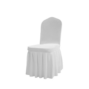 <span class=keywords><strong>Housse</strong></span> <span class=keywords><strong>de</strong></span> <span class=keywords><strong>chaise</strong></span> plissée élastique en gros pour hôtels, mariages et banquets - Product Image 1