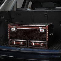 Sac de rangement pour voiture, bagages pour SUV, berlines, rangement de voiture, imperméable, grande capacité, robuste, multi-compartiments, avec poignée et serrure