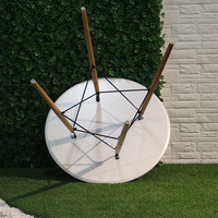 Ensemble table et chaises de salle à manger extensible en plastique avec 10 places pour jardin, maison, cuisine, pied en aluminium