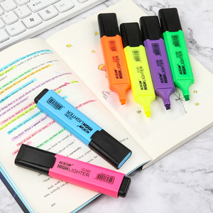 Gxin G-342-6V Chuyên Nghiệp Đủ Huỳnh Quang Bút Các loại 6 Màu Sắc Đánh Dấu Chất Lượng Cao Tùy Chỉnh Tô Màu Đánh Dấu - Product Image 3