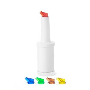 Dispenser per Bevande BarUp 0.8L Bianco, Bottiglie e Brocche Dosatrici, Diametro 90mm e Altezza 300mm - Product Image 1