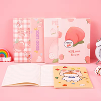 Petit cahier de notes personnalisé de bonne qualité, mignon dessin animé, papeterie d'apprentissage, carnet d'étudiant, vente en gros