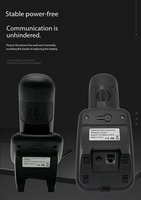 Téléphone sans fil DECT antique de la marque Jue Hong avec connecteur RJ11 pour ligne fixe