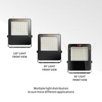Projecteur LED extérieur étanche IP65 DC/AC de 10W à 200W avec capteurs optionnels pour entrée, villa, jardin