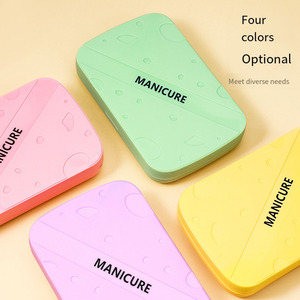 Set Professionale di Alta Qualità per <span class=keywords><strong>Manicure</strong></span> Francese, Kit di Tagliaunghie <span class=keywords><strong>e</strong></span> Strumenti per <span class=keywords><strong>Pedicure</strong></span> con Custodia da Viaggio Colorata <span class=keywords><strong>e</strong></span> Portatile - Product Image 5