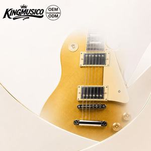 Guitarra Clásica KMLP-03 de Madera Maciza de Caoba con Pastillas HH, Guitarra de Rock de Nivel Inicial para Venta al Por Mayor - Product Image 1
