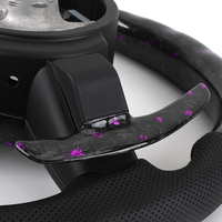 Volant personnalisé en cuir de style M avec fibre de carbone et LED pour BMW M3 M5 F06 F10 F11 F13 F15 F16 F20 F21 F25 F30 F36 F22 F90