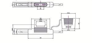 Bán buôn H3-83 DC 58V không thấm nước IP67 cầu chì chủ ô tô kích thước trung bình 1-120a 12-6awg dây PVC 10kA phá vỡ Công suất - Product Image 6