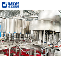 Ligne de production complète de mise en bouteille automatique de liquides, machine de remplissage de bouteilles, machine de production de remplissage d'eau minérale pure