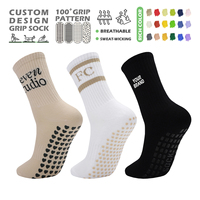Chaussettes de yoga antidérapantes professionnelles pour femmes, échantillon gratuit, chaussettes de fitness de printemps, chaussettes à motif personnalisé tricotées pour le yoga et le Pilates