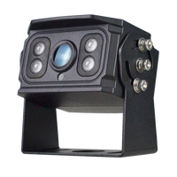 Cámara de respaldo CCTV impermeable resistente y resistente, cable de extensión AHD, línea de guía opcional para ayuda de marcha atrás
