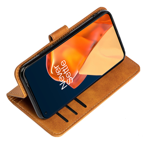 La más nueva funda de teléfono de cuero y silicona con tapa para Oneplus 12 versión global 10 <span class=keywords><strong>7</strong></span> 11 Pro Wallet Magnetic Phone Cover Card Holder - Product Image 3