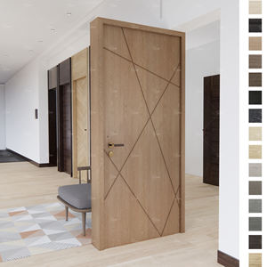 باب غرفة نوم رئيسي حديث من أفضل المصنعين بالصين، باب داخلي لغرف النوم، أبواب خشبية سكنية للمنازل - Product Image 5