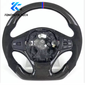 Volante de Fibra de Carbono para <span class=keywords><strong>BMW</strong></span> E70 E71 E72 316i 320i 328i F30 F20 F21 F22 F30 F31 F32 F33 F34 X3 X4 X5 X6 520 <span class=keywords><strong>525</strong></span> 530 - Product Image 2
