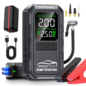 Démarreur de voiture multifonctionnel avec compresseur d'air, <span class=keywords><strong>booster</strong></span> de <span class=keywords><strong>batterie</strong></span> portable 12V, banque d'alimentation 4 en 1 pour le sauvetage routier - Product Image 1