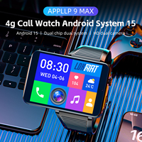 Reloj Inteligente HD LOKMAT APPLLP 9 MAX con Sistema Android 15, 4G/5G, Cámara Dual, Sistema Dual, Memoria de 64 GB, Pantalla Grande de 2.88, 1800 mAh