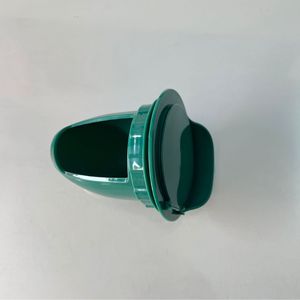 Poultry Pro Feeder Green Plastic Tubular Chicken Feed Hopper Gravity Feeder For Poultry Farming Equipment - Product Image 4